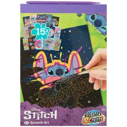 Vyškrabávací kniha stitch
